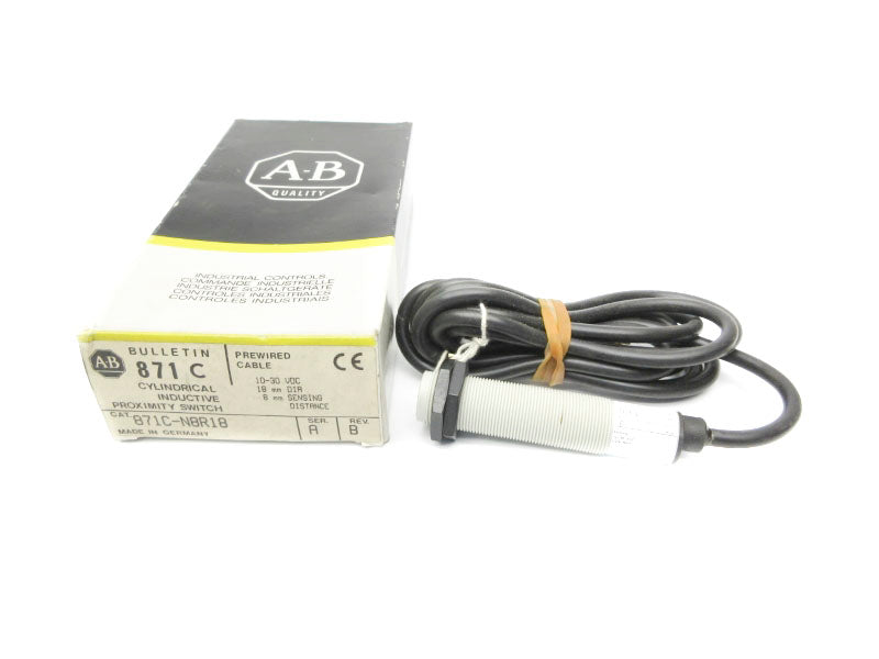 ALLEN BRADLEY 871C-N8R18 SER. A 10-30VDC (BK/YL) NSMP