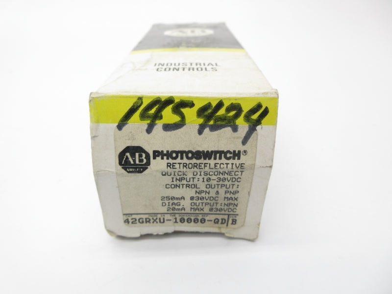 ALLEN BRADLEY 42GRXU-10000-QD SER. B 10-30VDC (BK/YL) NSMP