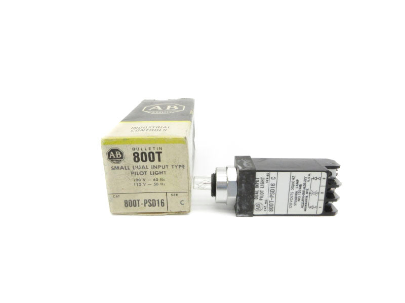 ALLEN BRADLEY 800T-PSD16 SER. C 110/120V (BK/YL) NSMP