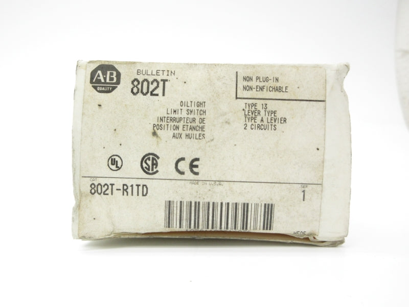 ALLEN BRADLEY 802T-R1TD SER. 1 120VAC 3A (GY/BL) NSMP