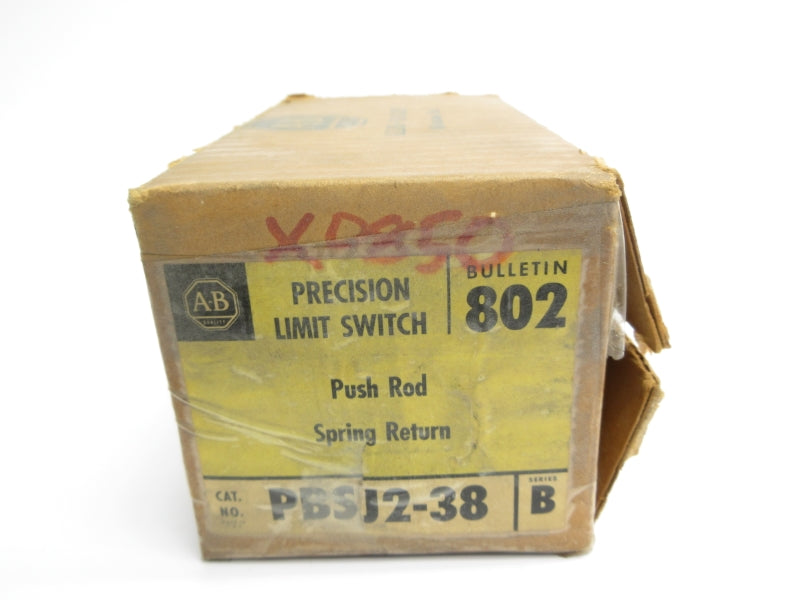ALLEN BRADLEY PBSJ2-38 SER. B 440-550VAC 3A (BK/YL) NSMP