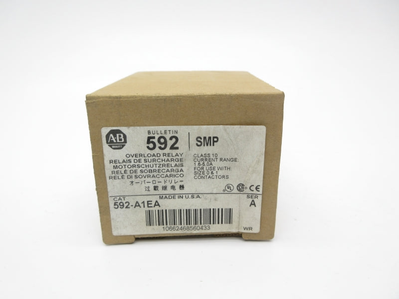 ALLEN BRADLEY 592-A1EA SER. A 1.6-5.0A (BR/WH) NSMP