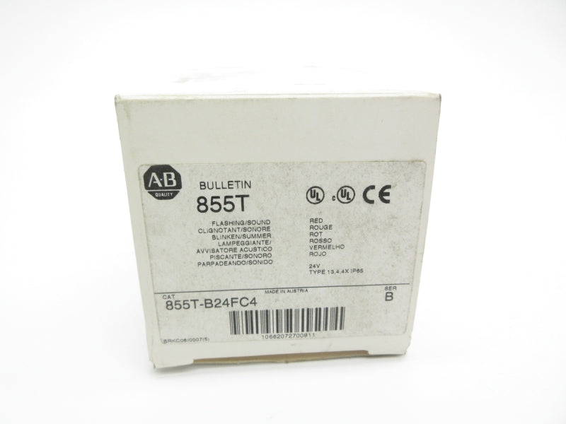 ALLEN BRADLEY 855T-B24FC4 SER. B 24VAC/DC (WH) NSMP