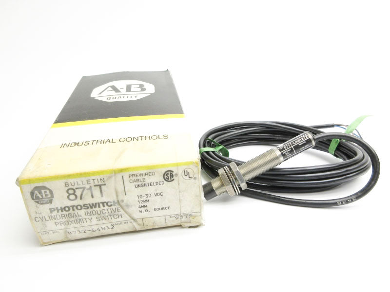 ALLEN BRADLEY 871T-L4B12 SER. A 10-30VDC (BK/YL) NSMP