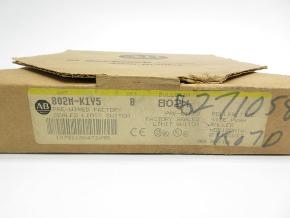 ALLEN BRADLEY 802M-K1Y5 SER. B 120-600VAC 60A (BR/YL) NSMP