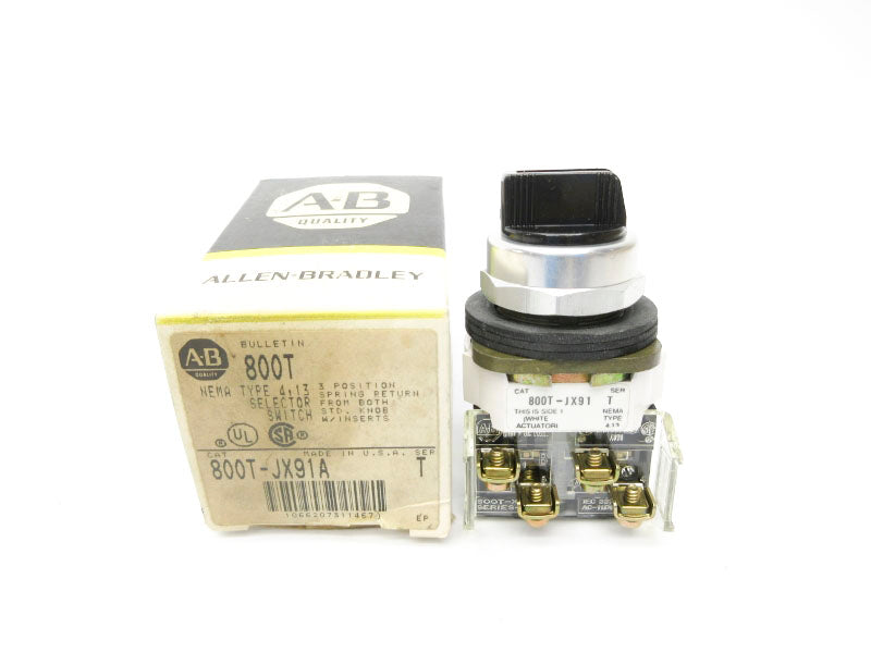 ALLEN BRADLEY 800T-JX91A SER. T (BK/YL) NSMP