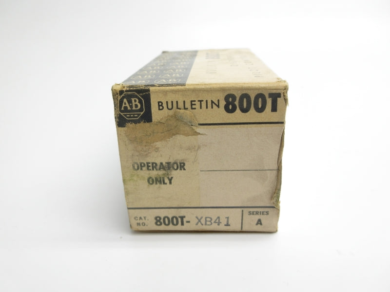 ALLEN BRADLEY 800T-XB41 SER. A 600VAC (BK/YL) NSMP