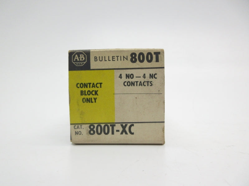 ALLEN BRADLEY 800T-XC 600VAC (BK/YL) NSMP