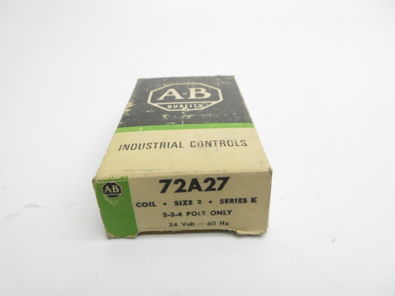 ALLEN BRADLEY 72A27 SER. K 24V (BK/GR) NSMP