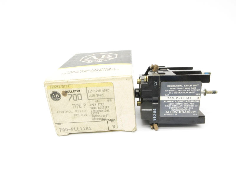 ALLEN BRADLEY 700-PLL11A1 SER. B 120V (BK/YL) NSMP