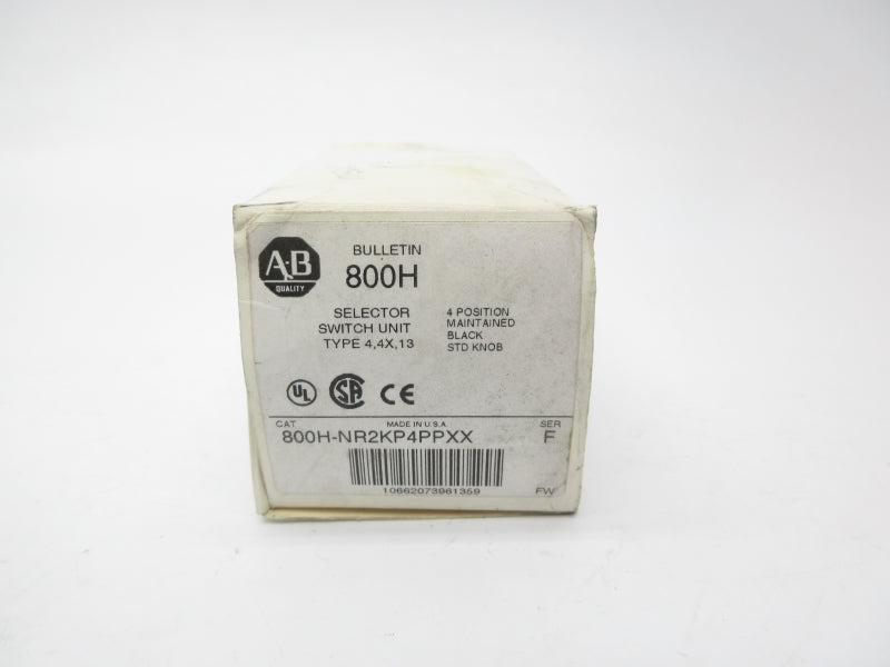 ALLEN BRADLEY 800H-NR2KP4PPXX SER. F (WH) NSMP