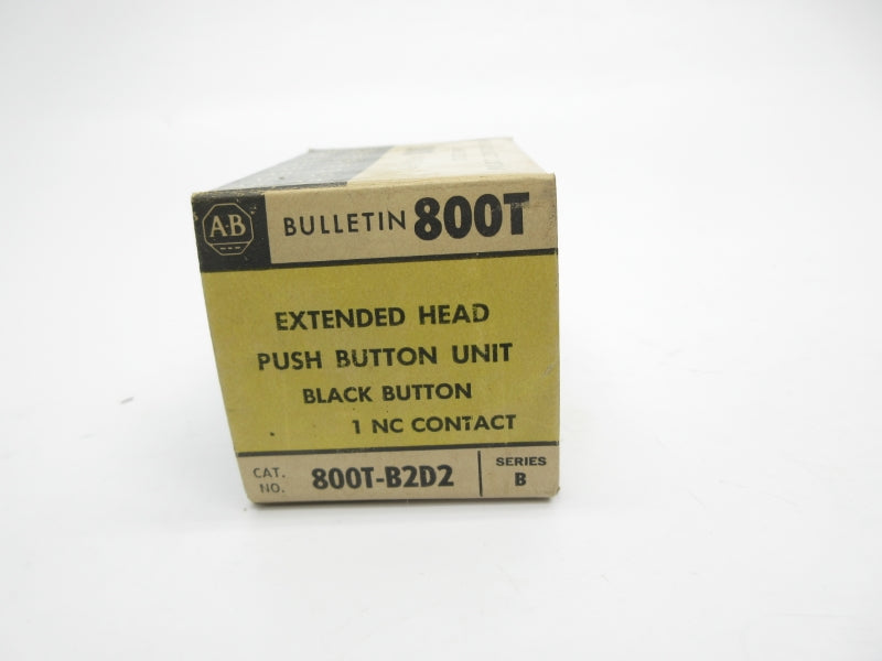ALLEN BRADLEY 800T-B2D2 SER. B (BK/YL) NSMP