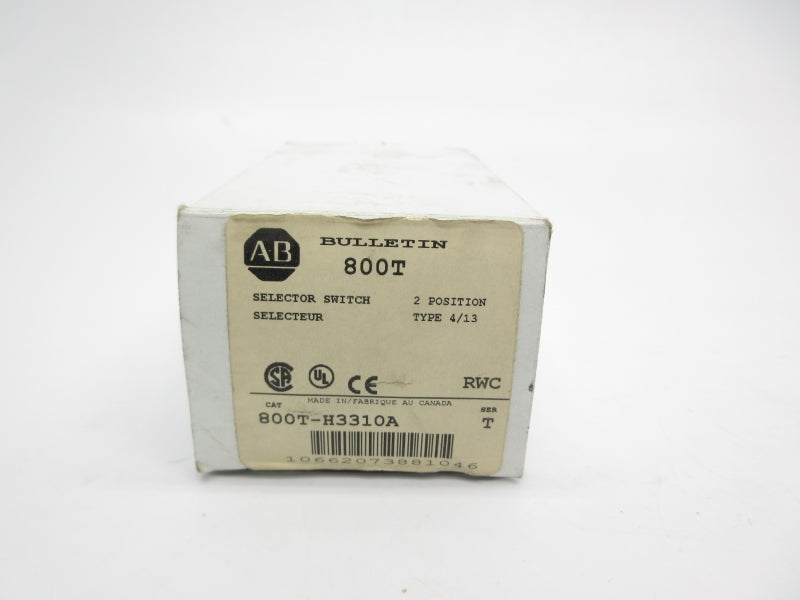 ALLEN BRADLEY 800T-H3310A SER. T (WH) NSMP