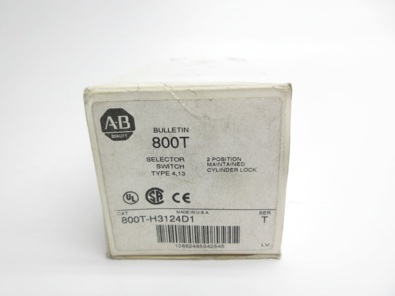 ALLEN BRADLEY 800T-H3124D1 SER. T (WH) NSMP