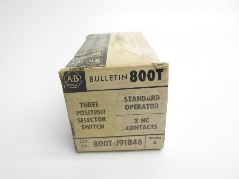 ALLEN BRADLEY 800T-J91B46 SER. A 600VAC (BK/YL) NSMP