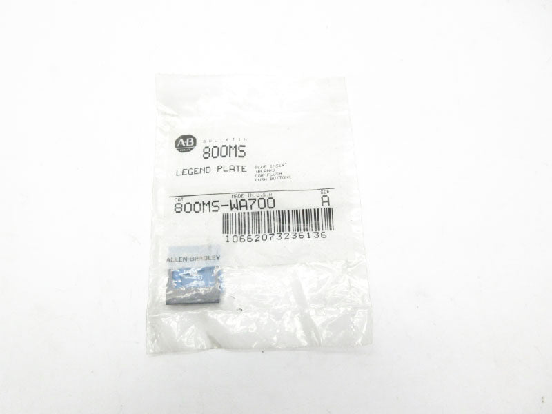 ALLEN BRADLEY 800MS-WA700 SER. A NSMP