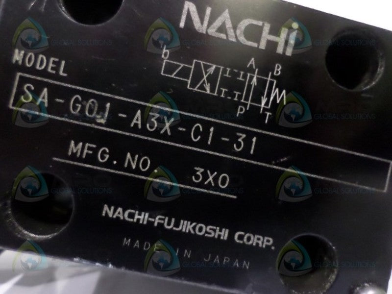 Nachi Valvola di Controllo SA G01 H5 C1 11 Mfg.no. 18 CNC
