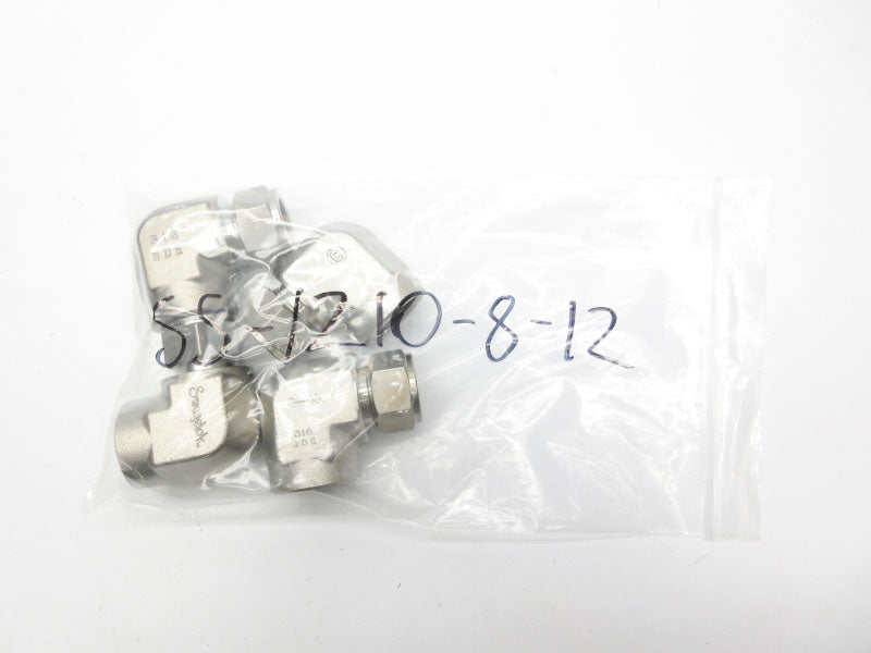 SWAGELOK SS-1210-8-12 (LOT OF 4) NSNP