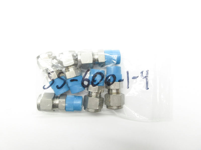 SWAGELOK SS-600-1-4 (LOT OF 6) NSNP