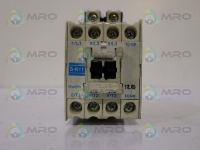 MITSUBISHI S-N11 MAGNETIC CONTACTOR *USED*