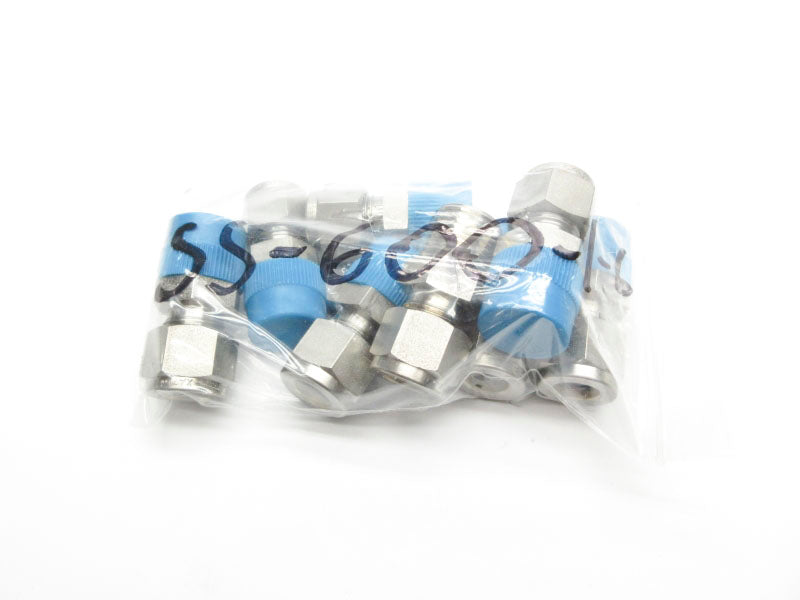SWAGELOK SS-600-1-6 (LOT OF 8) NSNP