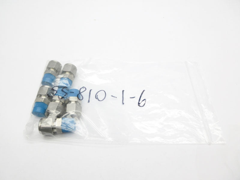SWAGELOK SS-810-1-6 (LOT OF 6) NSNP