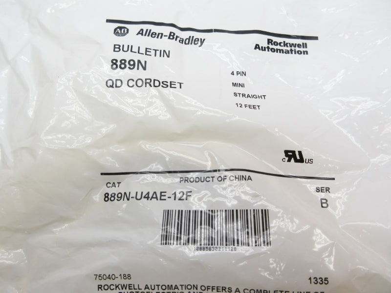 ALLEN BRADLEY 889N-U4AE-12F SER. B NSMP