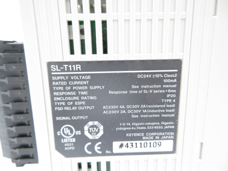 KEYENCE SL-T11R 24VDC NSNP