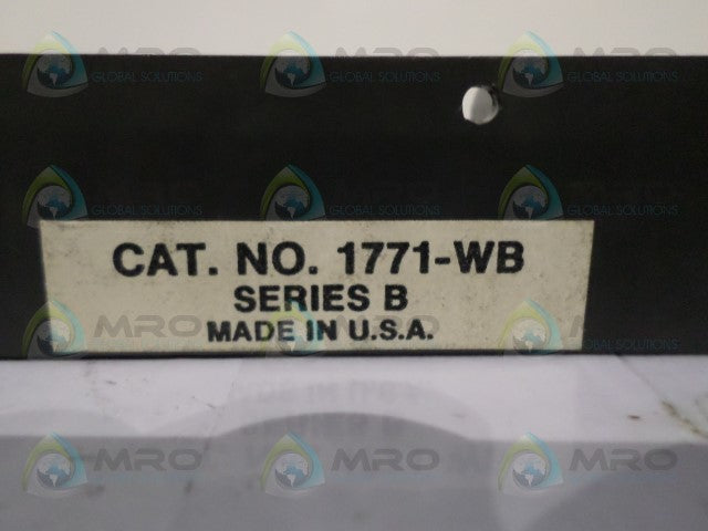 ALLEN BRADLEY 1771-WB WIRING ARM SER. B UNMP