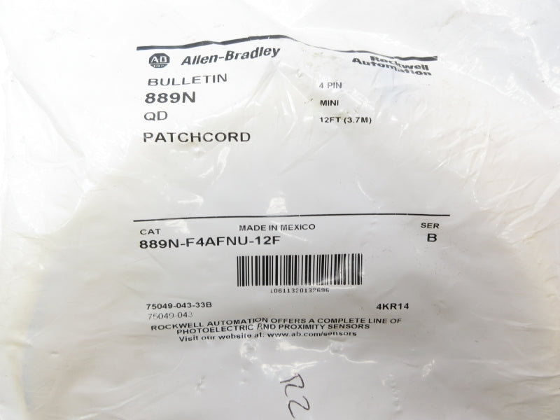 ALLEN BRADLEY 889N-F4AFNU-12F SER. B NSMP