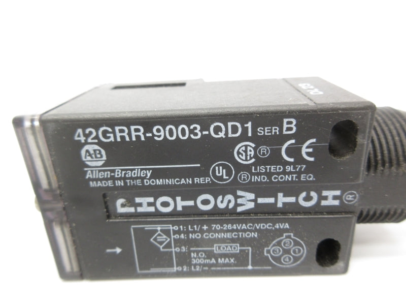 ALLEN BRADLEY 42GRR-9003-QD1 SER. B 70-264VAC/VDC NSNP
