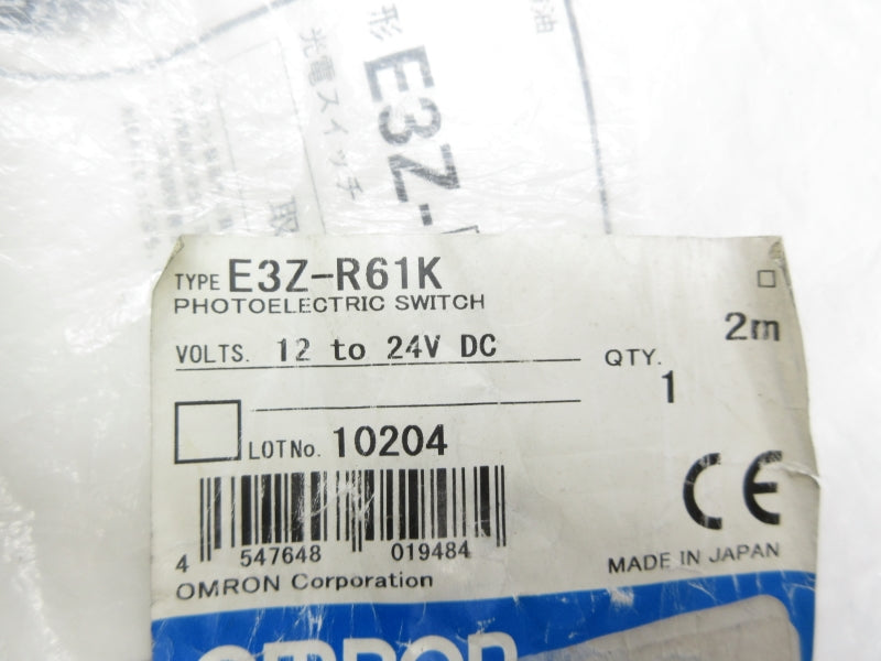 OMRON E3Z-R61K 12-24VDC 2M NSMP