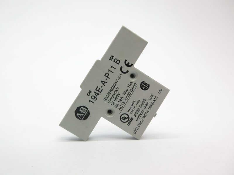 ALLEN BRADLEY 194E-A-P11 SER. B 600VAC 10A NSNP