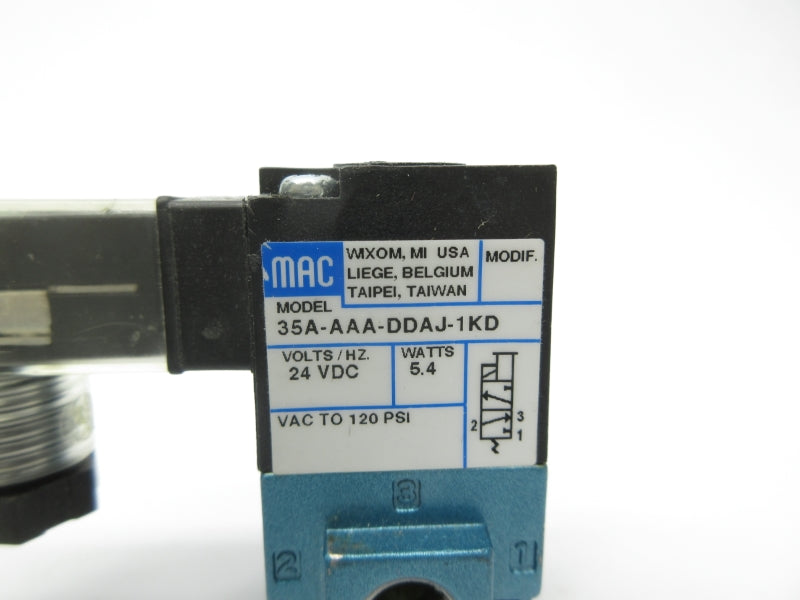 MAC 35A-AAA-DDAJ-1KD 24VDC 120PSI NSNP