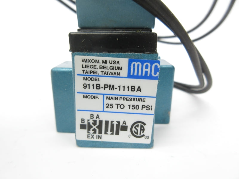 MAC 911B-PM-111BA 110/120V 25-150PSI NSNP