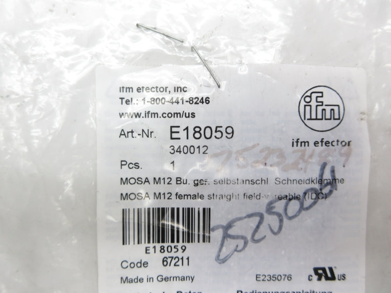 IFM EFECTOR E18059 NSMP