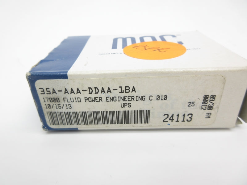 MAC 35A-AAA-DDAA-1BA 24VDC 120PSI NSMP