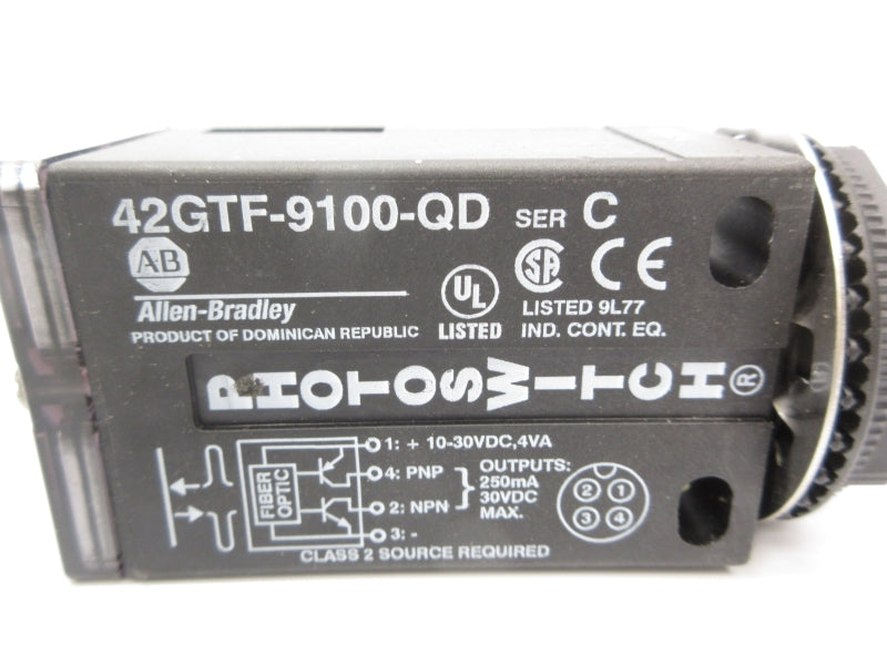 ALLEN BRADLEY 42GTF-9100-QD SER. C 10-30VDC NSNP