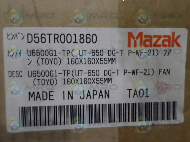 MAZAK U6500G1-TP FAN *NEW IN BOX*