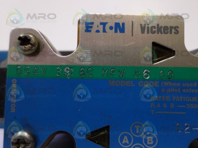 VICKERS DG4V3S6CMFWB660 DIRECTIONAL VALVE *NEW NO BOX*