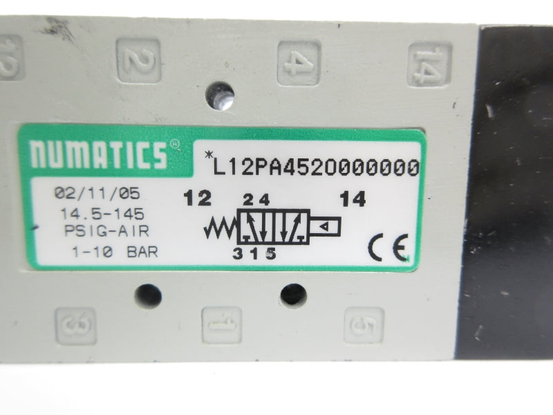 NUMATICS L12PA452O000000 14.5-145PSI UNMP