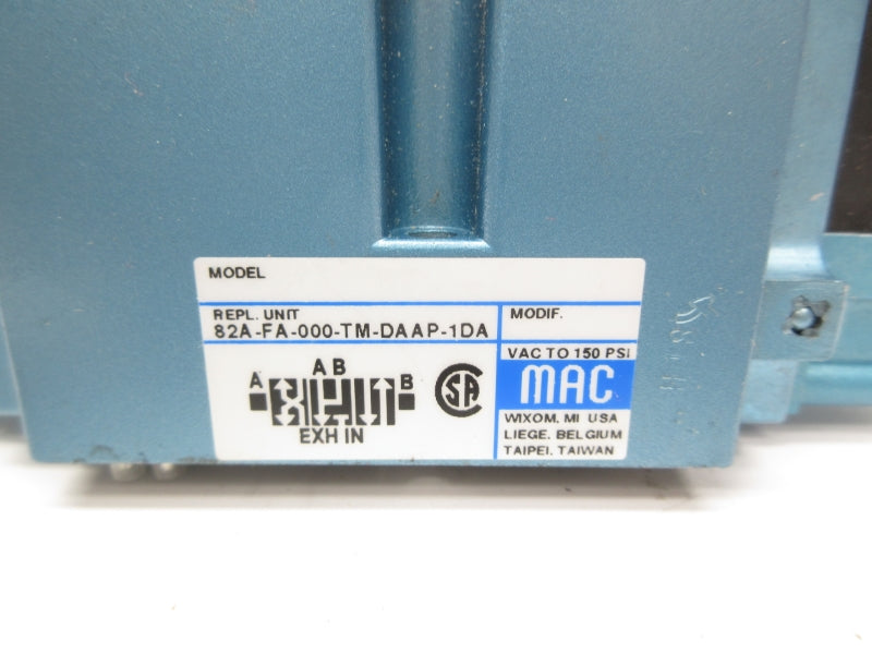 MAC 82A-FA-000-TM-DAAP-1DA 110/120V 150PSI NSNP