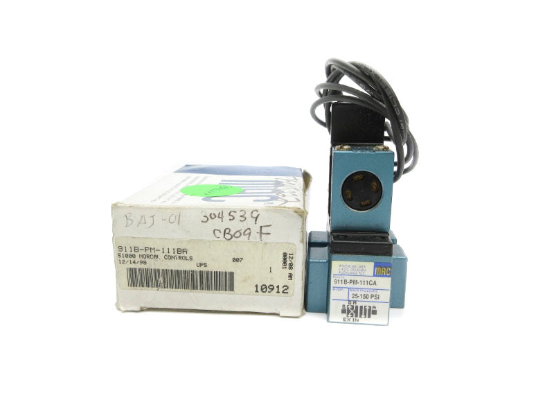 MAC 911B-PM-111BA 110/120V 25-150PSI NSMP