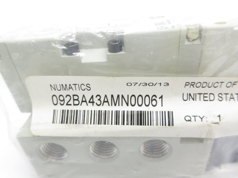 NUMATICS 092BA43AMN00061 24VDC 120PSI NSMP
