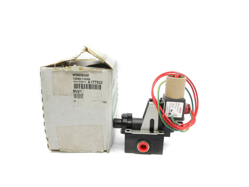 ASCO WT8401B202M 110/120V 20-150PSI 1/4" NSMP