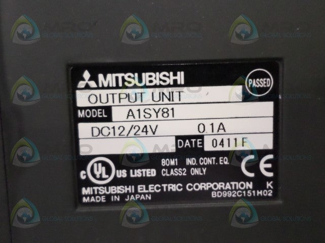 MITUBISHI A1SY81 OUTPUT MODULE UNIT *NEW NO BOX*