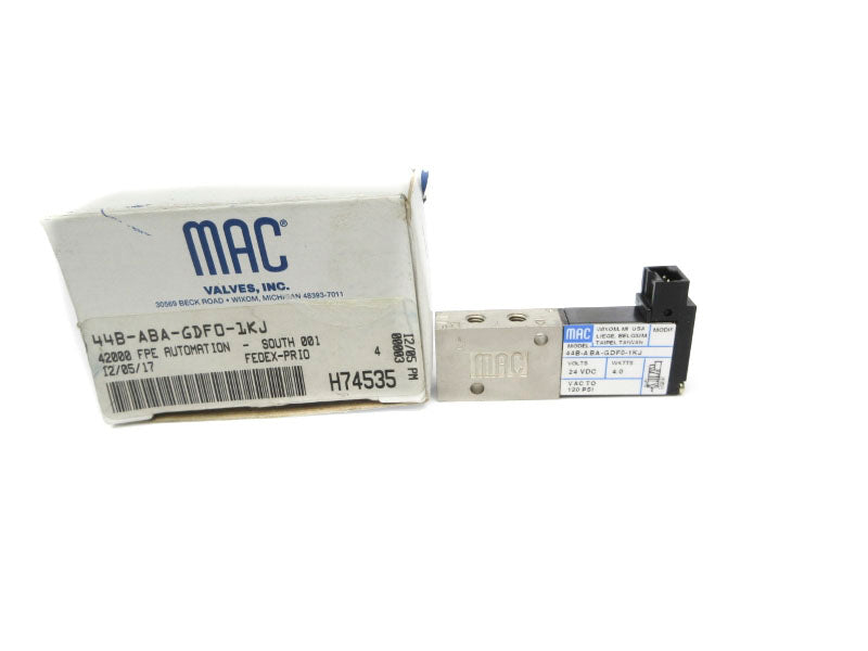 MAC 44B-ABA-GDF0-1KJ 24VDC 120PSI NSMP