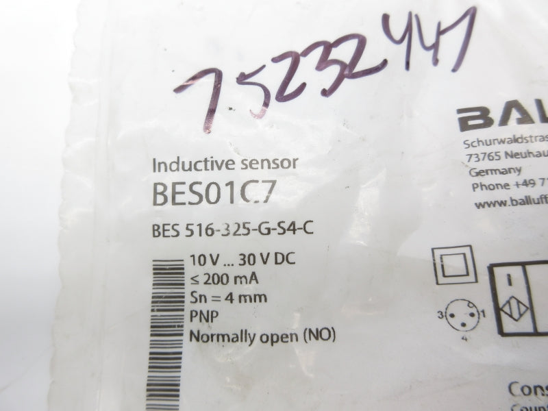 BALLUFF BES516-325-G-S4-C BES01C7 10-30VDC NSMP