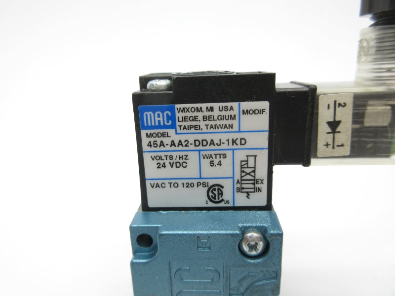MAC 45A-AA2-DDAJ-1KD 24VDC 120PSI NSNP