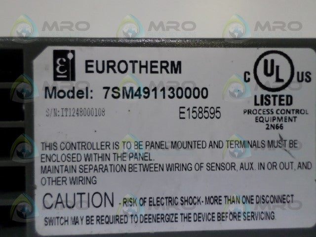 EUROTHERM CONTROLS 7SM49113000 TEMPERATURE CONTROLLER *NEW NO BOX*